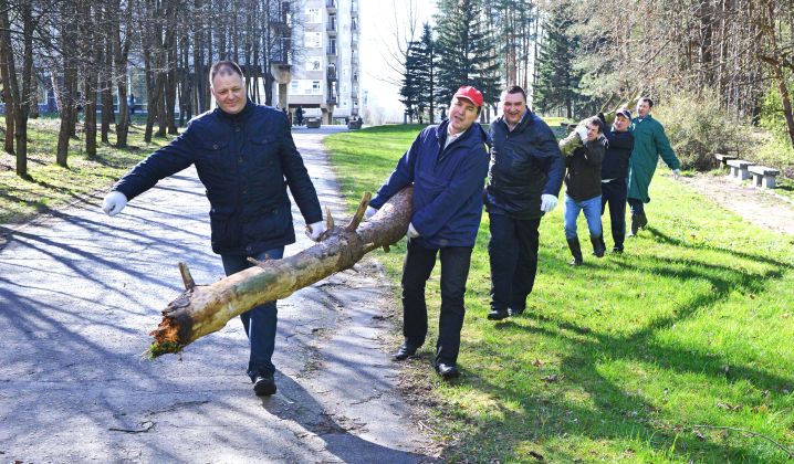 VGTU – pavasarinė aplinkos tvarkymo akcija